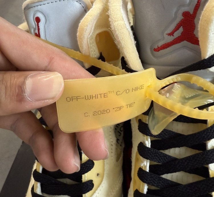 2020 Off-white Air Jordan 5 Retro Sp Sail
