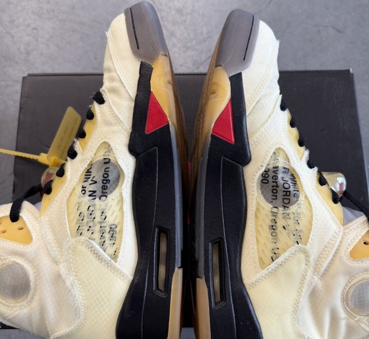 2020 Off-white Air Jordan 5 Retro Sp Sail