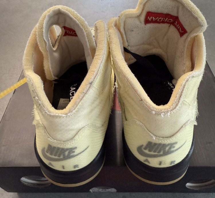 2020 Off-white Air Jordan 5 Retro Sp Sail