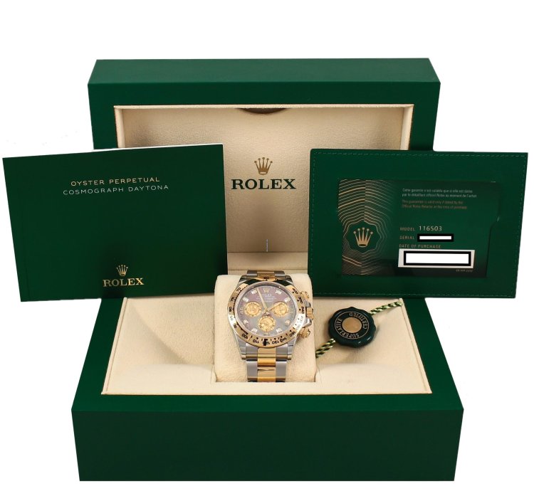 Rolex Daytona Cosmograph 116503 Mother Of Pearl Tahiti Full Set 2021
