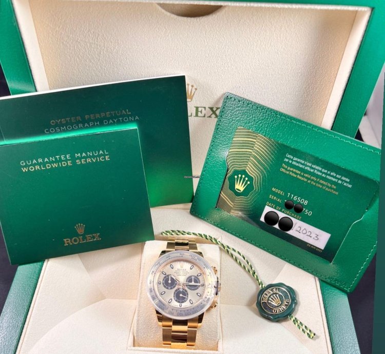Rolex Daytona Cosmograph 116508 Yellow Gold Yml Pikachu Dial 2023