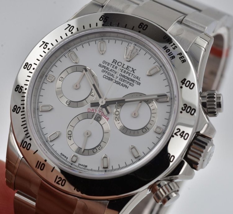 Rolex Daytona Cosmograph 116520 Stickers Aph Chromalight Last Series Lc170 Stickered