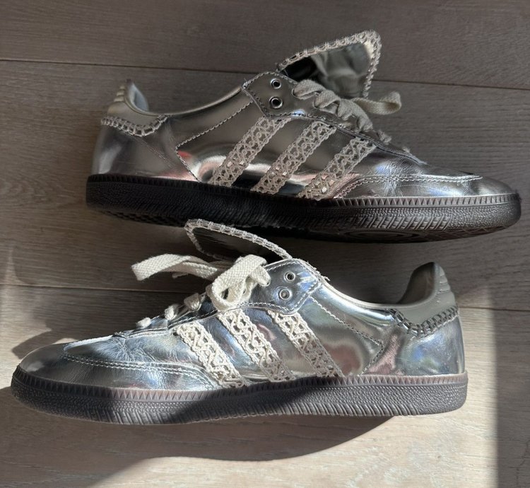 Wales Bonner Adidas Samba silver
