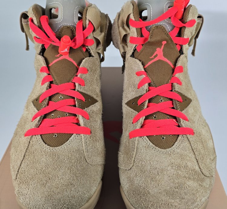 2021 Travis Scott Air Jordan 6 Retro British Khaki