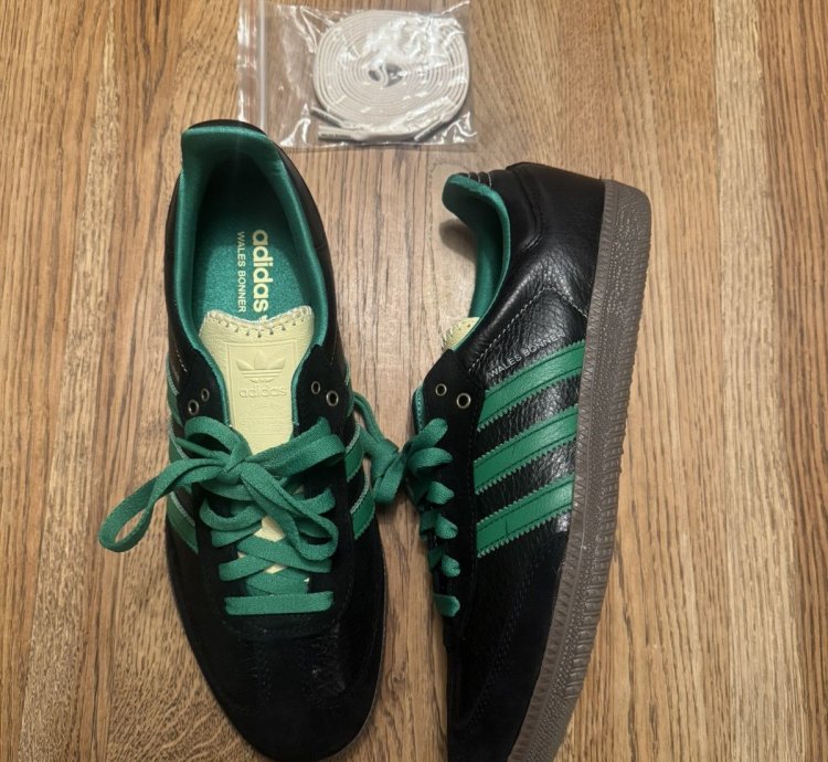 Wales Bonner Adidas Samba Black Green Ds 10