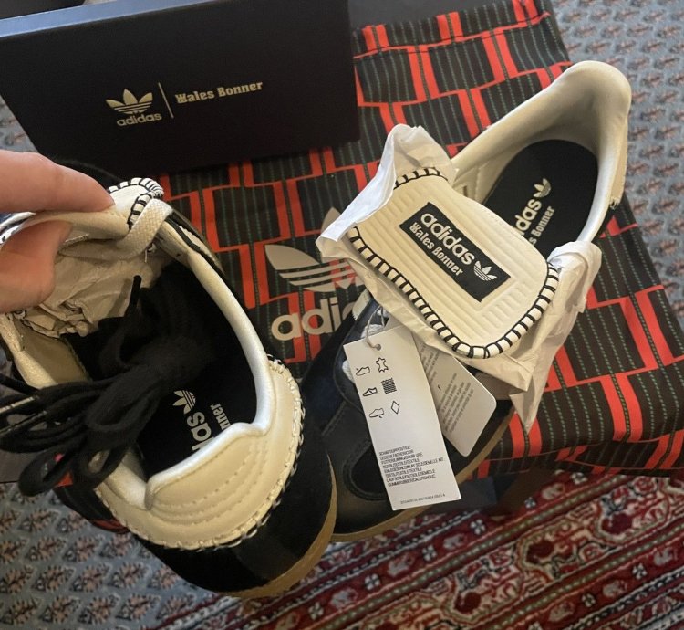 Wales Bonner Adidas Samba Black Pony Hair