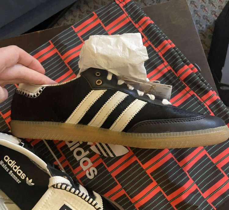 Wales Bonner Adidas Samba Black Pony Hair