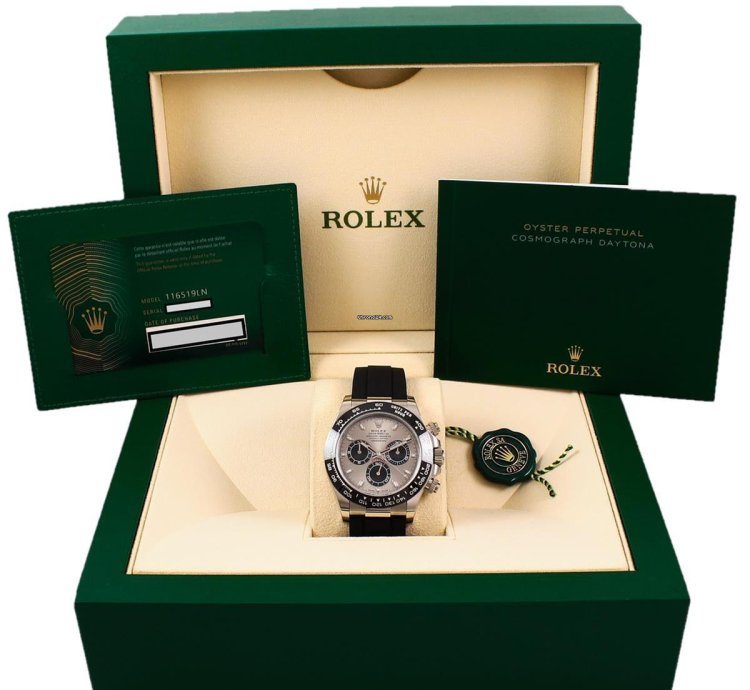 Rolex Daytona Cosmograph 2022 White Gold Full Set 116519ln