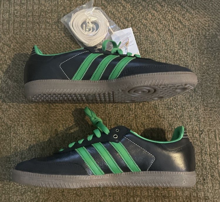 Wales Bonner Adidas Samba Black White Green