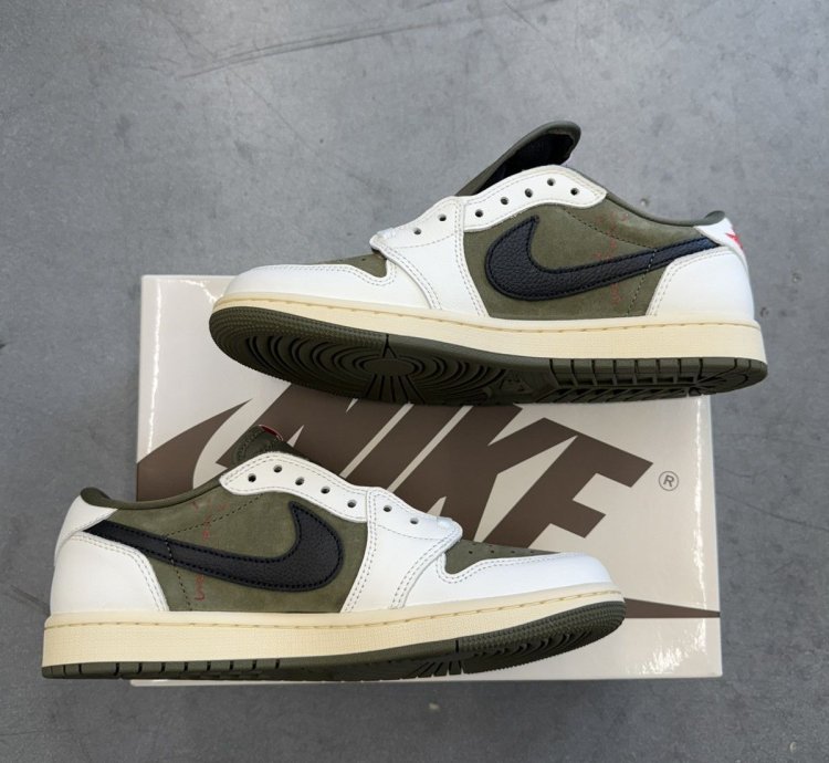 2024 Jordan 1 Retro Low Og Sp Travis Scott Medium Olive