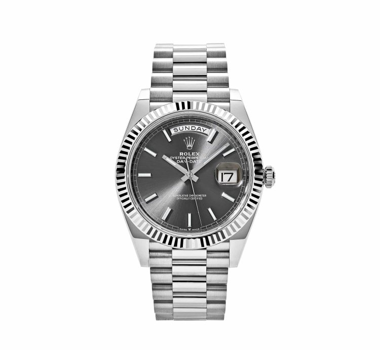 Rolex Day-date 40 228239 White Gold Slate Rhodium Grey Dial 2024
