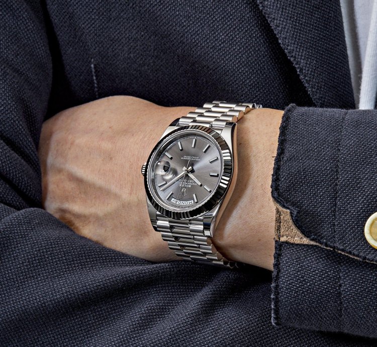 Rolex Day-date 40 228239 White Gold Slate Rhodium Grey Dial 2024