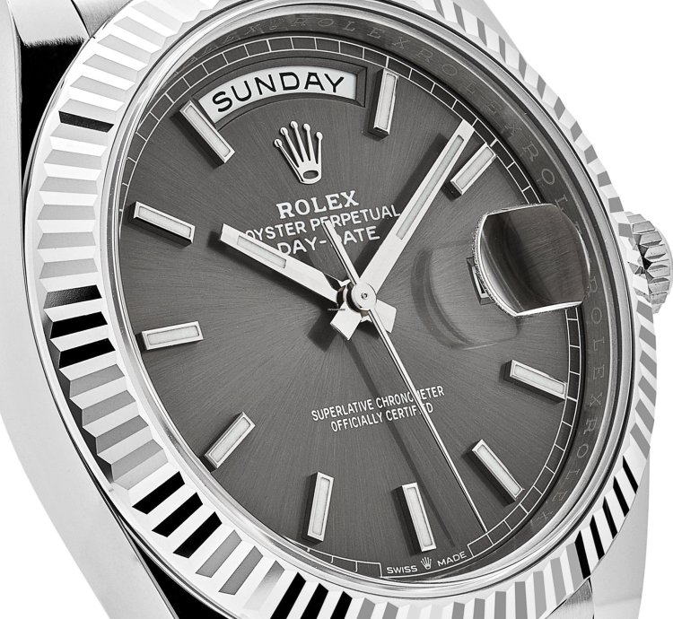 Rolex Day-date 40 228239 White Gold Slate Rhodium Grey Dial 2024
