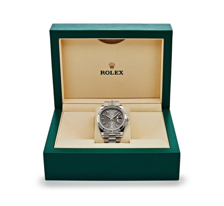 Rolex Day-date 40 228239 White Gold Slate Rhodium Grey Dial 2024