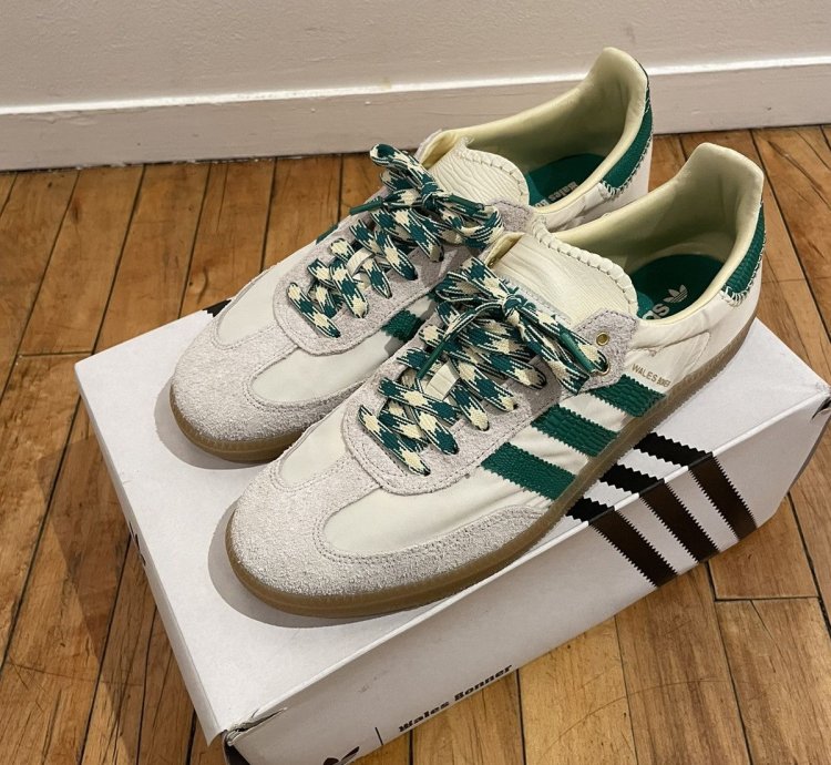 Wales Bonner Adidas Samba In Cream Final Drop