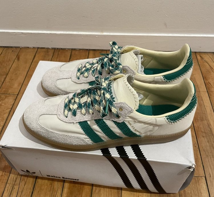 Wales Bonner Adidas Samba In Cream Final Drop