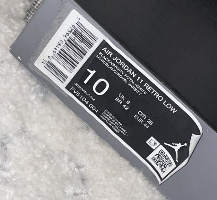 2024 Jordan 11 Retro Low Space Jam Size 10