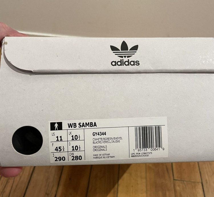 Wales Bonner Adidas Samba In Cream Final Drop
