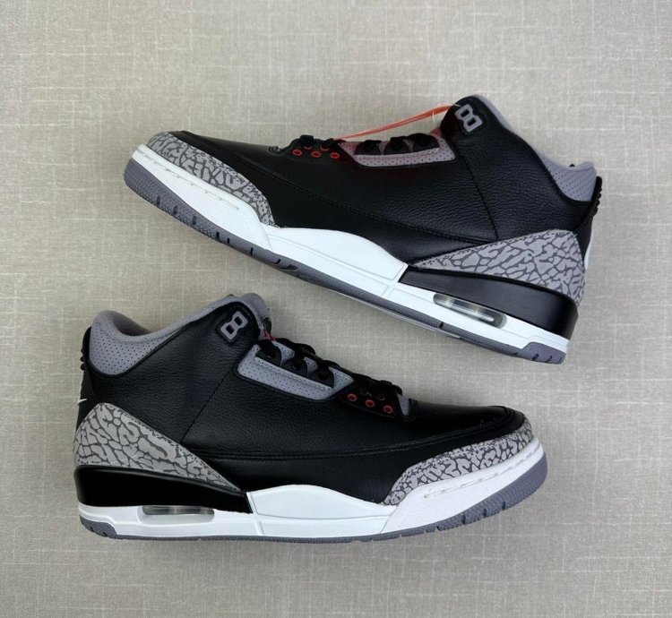 2024 Jordan 3 Black Cement Men 10 5