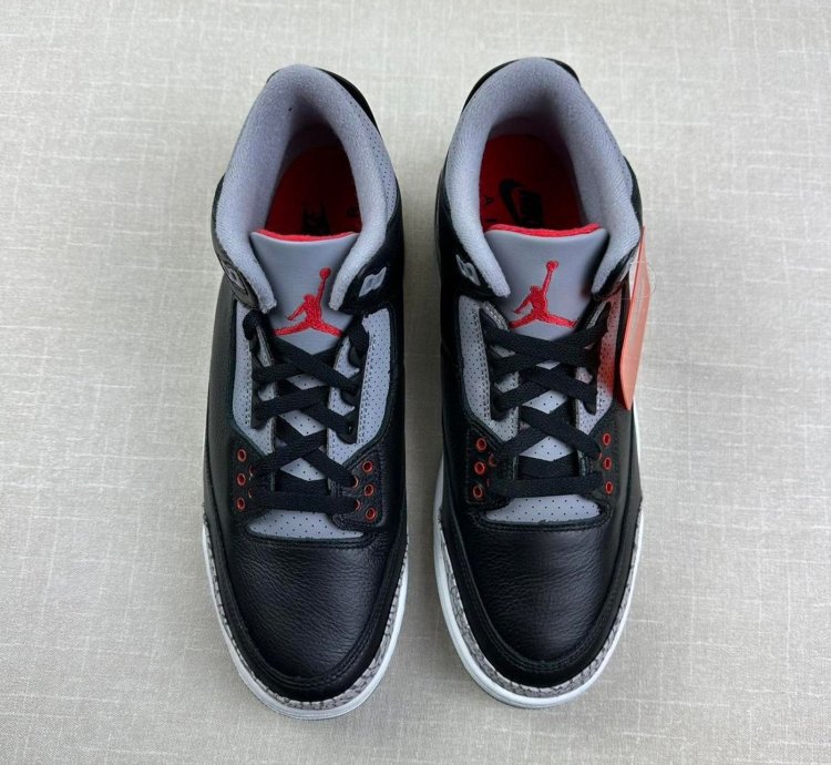 2024 Jordan 3 Black Cement Men 10 5
