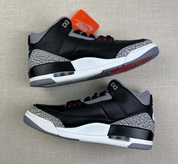 2024 Jordan 3 Black Cement Men 10 5