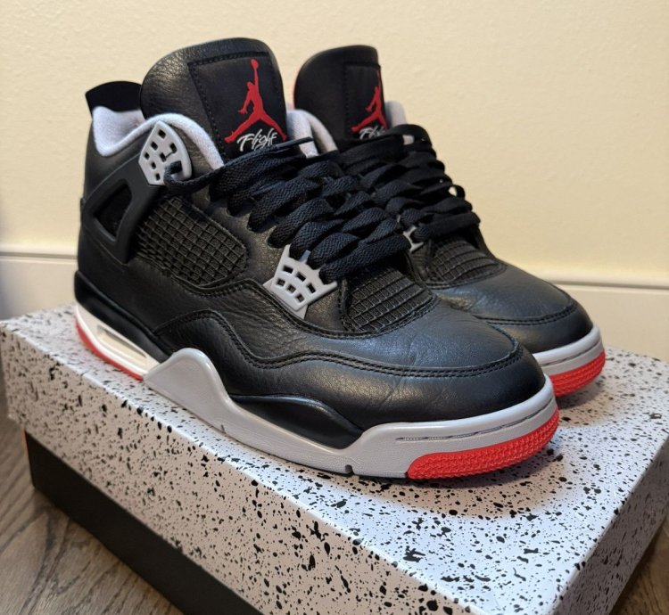 2024 Nike Air Jordan Reimagined Iv 4 Bred Black Cement