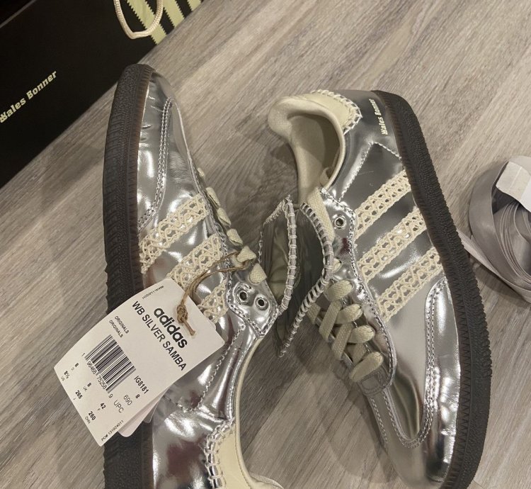 Wales Bonner Adidas Samba Metallic Silver