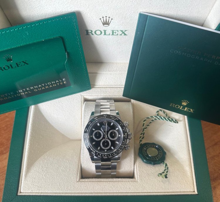 Rolex Daytona Cosmograph Black Ceramic 2023 Old Reference Stainless Steel