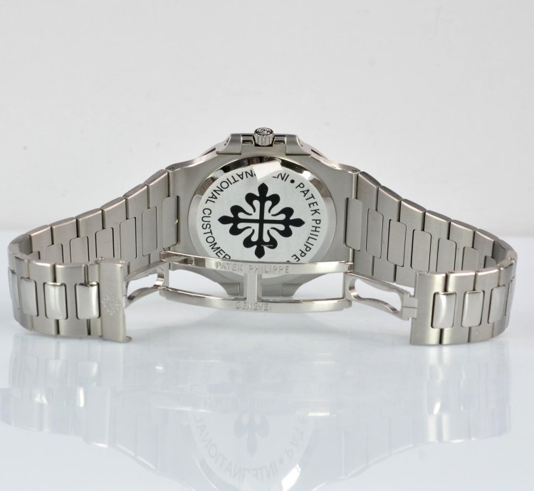 Patek Philippe Nautilus 3710 1a Black Dial Power Reserve Like New Full Set 2001