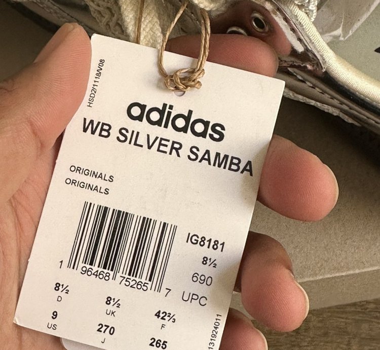 Wales Bonner Adidas Samba Silver