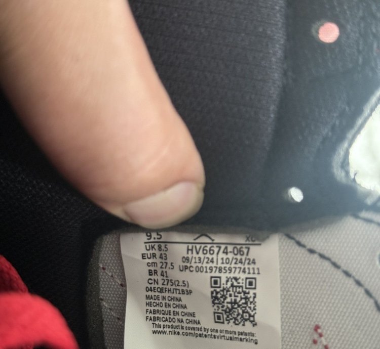 2025 Jordan Retro 1 85 Bred