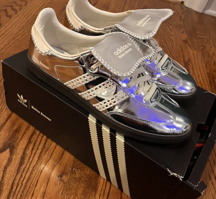 Wales Bonner Adidas Sambas Silver