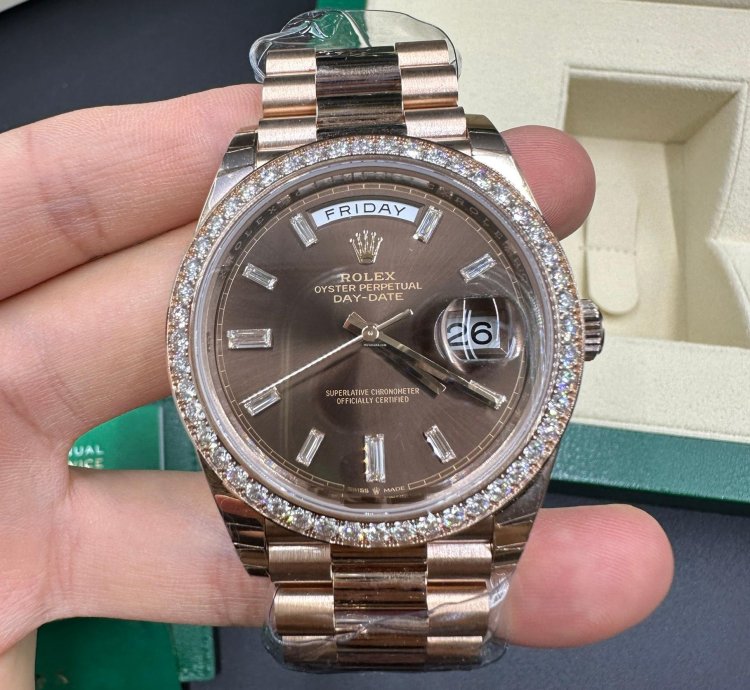 Rolex Day-date 40 228345rbr Chocolate Diamond