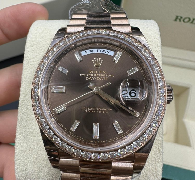 Rolex Day-date 40 228345rbr Chocolate Diamond