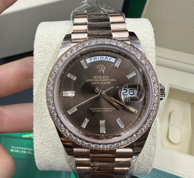 Rolex Day-date 40 228345rbr Chocolate Diamond