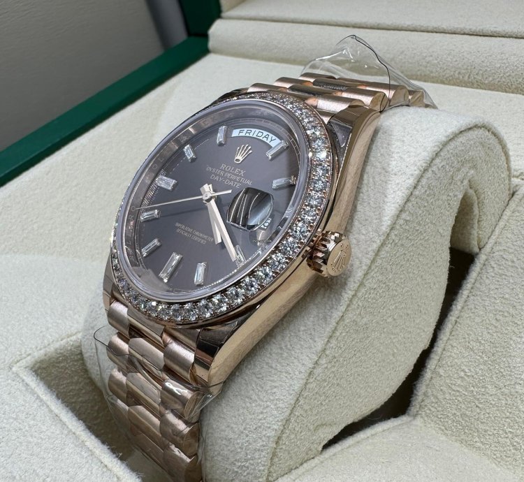 Rolex Day-date 40 228345rbr Chocolate Diamond