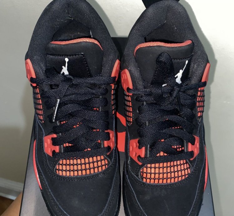 4 5y Jordan 4 Red Thunder Big Kids Shoes