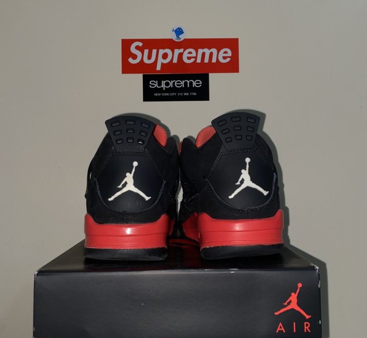 4 5y Jordan 4 Red Thunder Big Kids Shoes