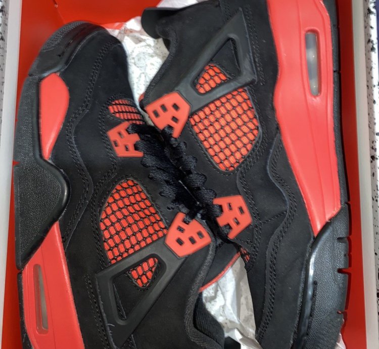 4 5y Jordan 4 Red Thunder Big Kids Shoes