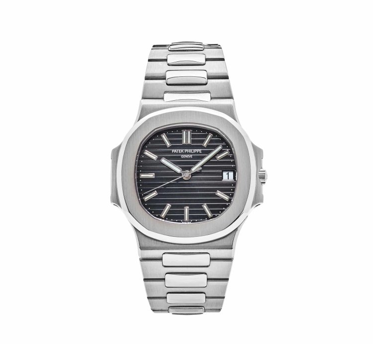 Patek Philippe Nautilus 3711 1g-001 Date White Gold Black Dial