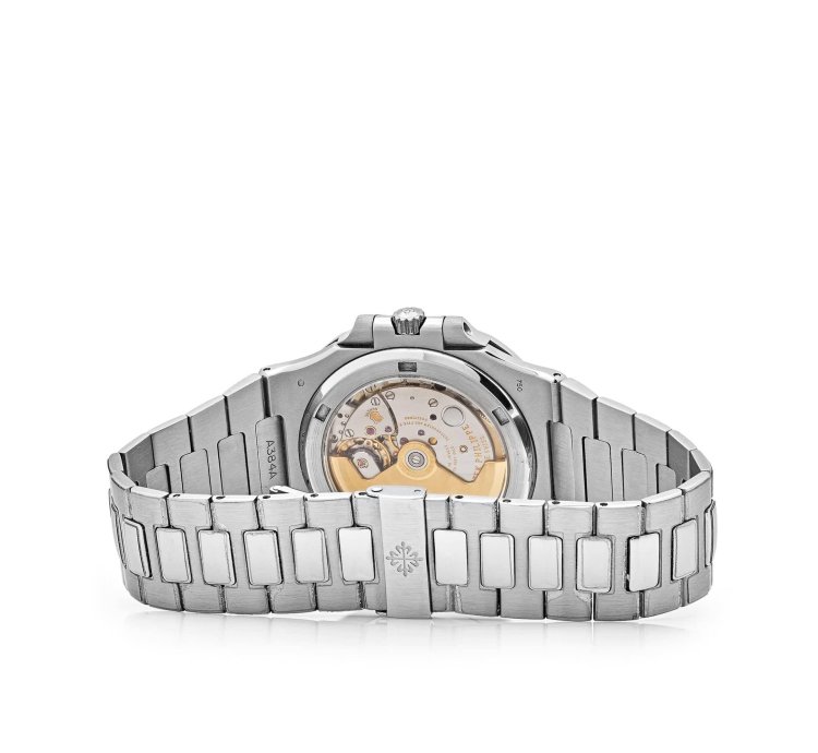 Patek Philippe Nautilus 3711 1g-001 Date White Gold Black Dial