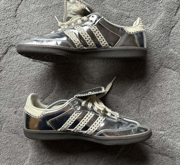 Wales Bonner Adidas Silver Sambas