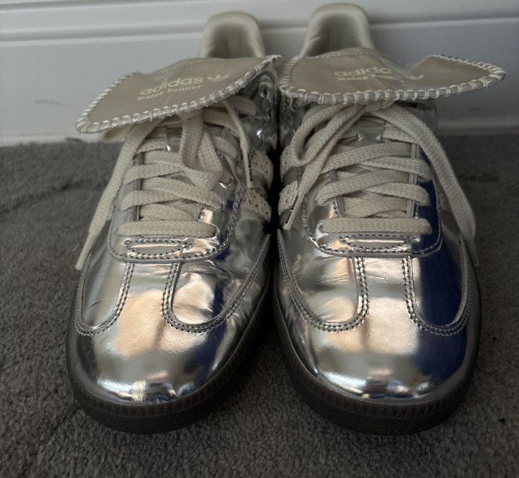 Wales Bonner Adidas Silver Sambas