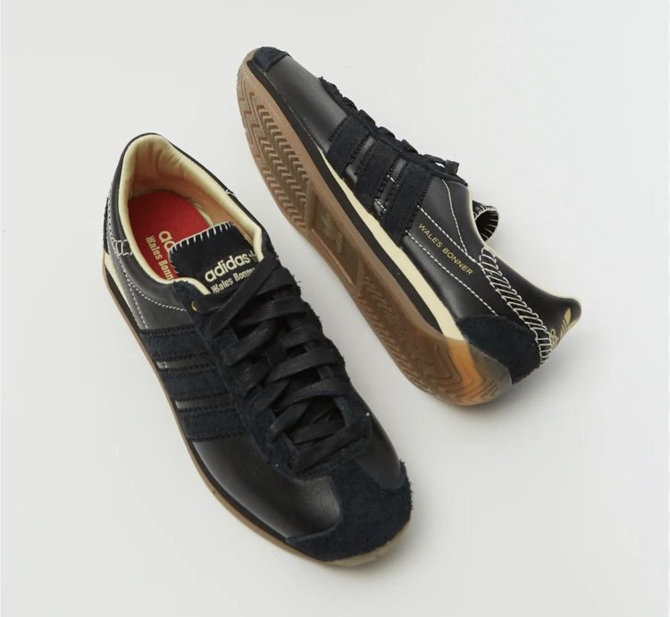 Wales Bonner Black Easy Yellow Adidas Country Samba