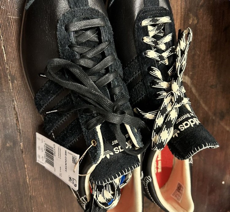 Wales Bonner Black Easy Yellow Adidas Country Samba