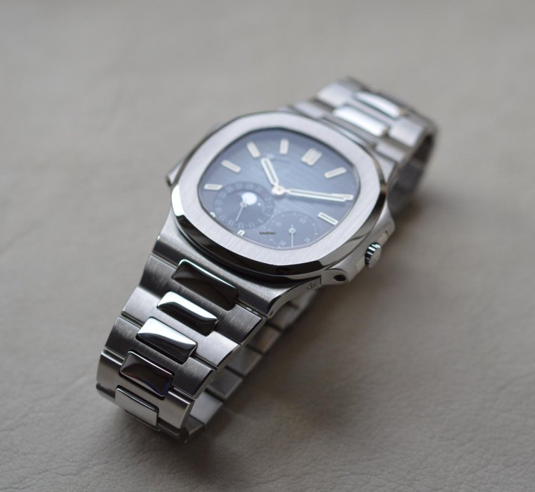 Patek Philippe Nautilus 3712 1a 3 Dots First Generation Mk1 Stainless Steel Full Set