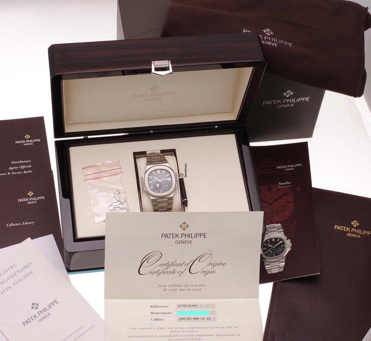 Patek Philippe Nautilus 3712 1a-001 Full Set Mk1 3dots