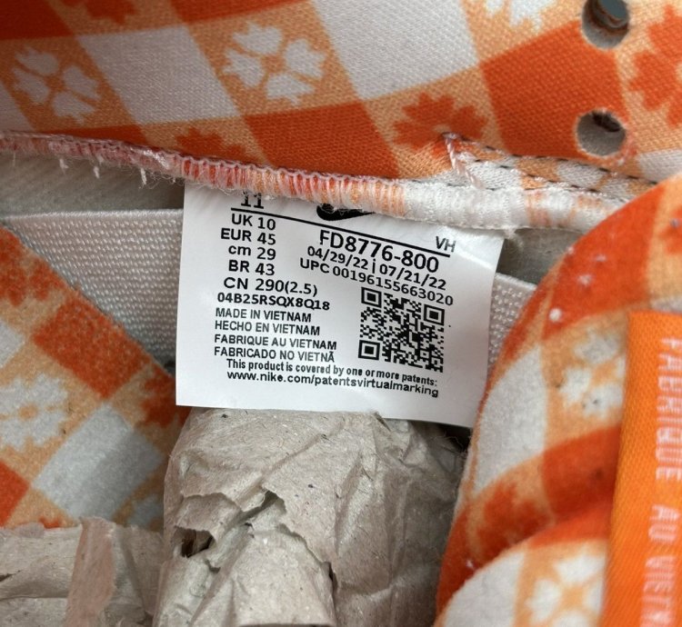 72358 Nike Dunk Low Sb Concepts Orange Lobster