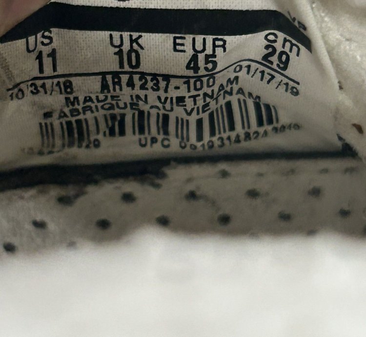 72705 Nike Fear Of God Sail Black