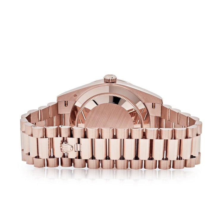 Rolex Day-date 40 228345rbr Rose Gold Diamond Bezel Sundust Diamond Dial